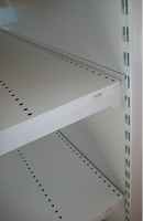 z MODULO CONTINUATIVO Scaffale murale  L 133, H 200 , Prof. 40 CM, base + 4 ripiani - 3