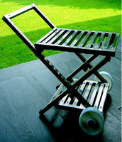 Carrello Portavivande in Acciaio Inox con Piano Inox a Grata