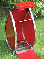 Pattumiera per Collettività Arredo Urbano Rifiuti Differenziata in Acciaio Inox - 5