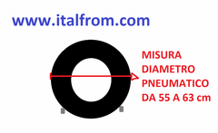 SCAFFALATURA PORTA-GOMME COMPLETA LUNGHEZZA 1,90 METRI , ALTEZZA 2,00 MT , PROFONDITA' 30 CM CON 3 L - 3