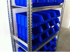 Contenitore in Plastica per Minuterie Sovrapponibili ''a Bocca di Lupo'' Dim. L20,5xH16,4xP34,5 cm - 2