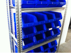 24 Contenitori in Plastica per Minuterie Sovrapponibili ''a Bocca di Lupo'' Dim. L20,5xH16,4xP34,5 c - 3