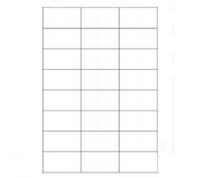 ETICHETTE ADESIVE SU FOGLIO A4 SENZA MARGINE - Conf. 100 fogli A4