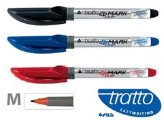 PENNARELLI INDELEBILI - TRATTO CD MARK OHP - PUNTA (M)  MEDIA 1,0 mm - Conf. 36 pz - colori ass.