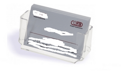 PORTABIGLIETTI DA VISITA - IN ACRILICO TRASPARENTE