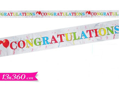 FESTONE CONGRATULATION COLORATO MIS. 13X350 CM