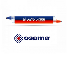 PENNE A SFERA CANCELLABILI OSAMA RISCRIVI DUO ROSSO BLU CONF. 12 PEZZI