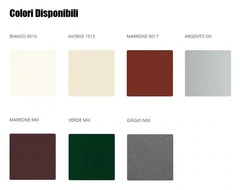 Copri Bidoni in Alluminio e Bachelite Vari Colori - 2100x510xh750 mm- ITALFROM® - 5