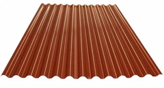 LAMIERA ONDULATA ECOLINA ROSSO SIENA - mt 1,1x2 - PER COPERTURA PERGOLA GAZEBO TETTOIE