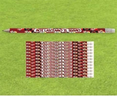 CONF. 12 MATITE CON GOMMINO MILAN ROSSONERO