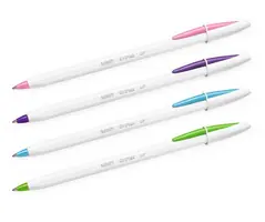 PENNE BIC CRISTAL UP BICOLOR CONF. 20 PEZZI MULTICOLOR