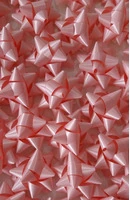 COCCARDE STELLE DIAMANT OPACHE SPESSORE NASTRO MM 14 COLORE ROSA CONF. 100 PEZZI