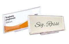 SEGNAPOSTO TARGHETTA PIEGHEVOLE LARGE 200X80mm