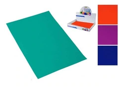 CARTA REGALO 100 FOGLI TINTA UNITA IN ESPOSITORE DA BANCO CM  70X100