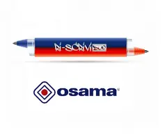 PENNE A SFERA CANCELLABILI OSAMA RISCRIVI DUO ROSSO BLU CONF. 12 PEZZI