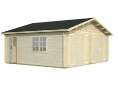 Garage in Legno d' Abete Nordico(44mm) - cm 595x530 cm - ITALFROM36 - 3
