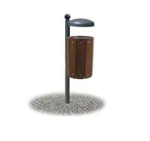 CESTINO PORTARIFIUTI LEGNO TROPICALE