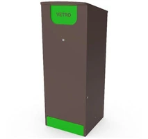 Cestino Singolo100 L In Plastica Con targa Colorata - 3
