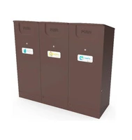 Cestino Standard 100L Doppio/ Triplo/Quadruplo - In Plastica Riciclata - 2