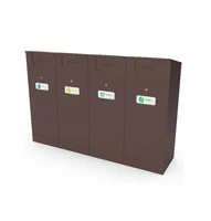 Cestino Standard 100L Doppio/ Triplo/Quadruplo - In Plastica Riciclata - 3