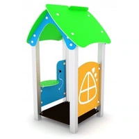Gioco Casetta Adatta Alla Prima Infanzia Per Esterni e Parchi Pubblici 396 x 398 x H165cm - 3
