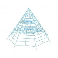 Piramide In Corda Costituita Da Funi Intrecciate h 450 cm