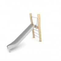 Scivolo Con Montanti In Legno Di Robinia Senza Spigoli Vivi h120 cm