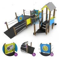 Gioco Multiproposta Inclusivo Con Percorso Accessibile Anche Alle Carrozzine Con Pannelli Ludici - 2