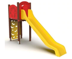 Torre Singola Alfabeto Altezza Pedana 1450mm Fissaggio A Terreno o A Pavimento- In Plastica Riciclat - 2