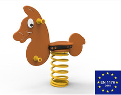 Otello a Molla in Polietilene per Parco Giochi per Bambini - ITALFROM®