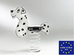 Dalmata a Molla in Polietilene per Parco Giochi per Bambini - ITALFROM®