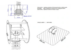 Tartaruga a Molla in Polietilene per Parco Giochi per Bambini - ITALFROM® - 3