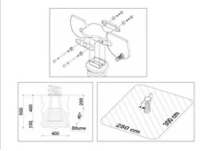Cavallo a Molla in Polietilene per Parco Giochi per Bambini - ITALFROM® - 2