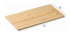Asse Per Vaschetta Lavatoio in Legno di Pino Verniciato 28X72 - 2