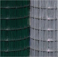 25mt- Rotolo Rete Metallica Zincata Plastificata  Elettrosaldata- Maglia: mm50x75 - H 100 cm - 4