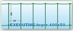 25mt-ROTOLO RETE METALLICA ZINCATA PLASTIFICATA  ELETTROSALDATA-MAGLIA: mm50x100  - H 100 cm - 2