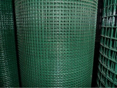 25mt-Rotolo Rete Metallica-Mini Zincata Plastificata - Maglia:mm13X13 -Filo:mm1,3 -H 150 cm - 2