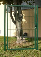 Cancello Medium Pedonale - con Rete 50X200X5 mm - Telaio 35/40 mm - Dimensione: cm100X175 h - Peso 35 kg - Colore:Antracite - 5
