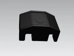Palo Tubolare Tondo Verde Diametro 48 mm - Altezza Palo 150 cm - Completo di 3 Piastrine per Fissaggio - 3