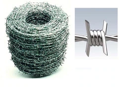 Filo Spinato Zincato per Recinzioni in Rete Metallica -Matassa 100 mt