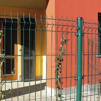 .Recinto-Box Modulare per Cani in Ferro Zincato e Verniciato Verde-con Pali a Interrare - cm 200x200x192h - 4