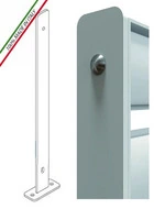 Piantana a Tassellare - Profilo 60X7mm - H  990 mm - per Recinzione Modulare Grigliato Classic