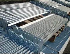 PIANTANA A TASSELLARE - PROFILO 60X7mm - H 1520 mm - PER RECINZIONE MODULARE GRIGLIATO CLASSIC - 2