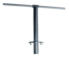 Supporto-Chiave Manuale per Ancorare Supporto Zincato per Palo Tondo nel Terreno