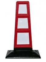 Delineatore Flessibile in Gomma Riciclata a 6 Inserti Rifrangenti Classe 2 Omologato - 2