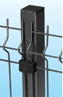 .Campionatura Palo Tubolare Quadro Antracite 50X50 mm