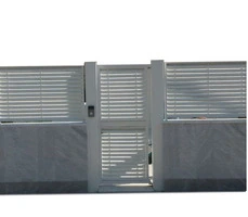 Cancello Pedonale Finitura Standard Zincato - Linea Lame