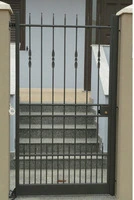 CANCELLO PEDONALE STANDARD ZINCATO E VERNICIATO -CON SERRATURA ELETTRICA- LINEA ALABAMA