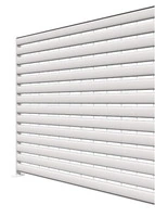 Pannello Modulare Orizzontale 'Linear' Zincato a Caldo con Traversini di Collegamento Lunghezza mm 1 - 2