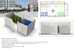 Box 'Linear' Zincato per Aree Tecniche e Ecologiche Varie Misure H160 cm - 4